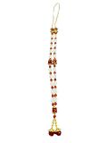 Bhakti Lehar White & Red Pearl Garland